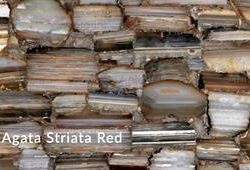AGATE STRIATA RED