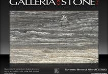 Travertino Brown & Silver
