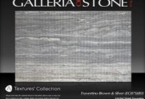 Travertino Brown & Silver